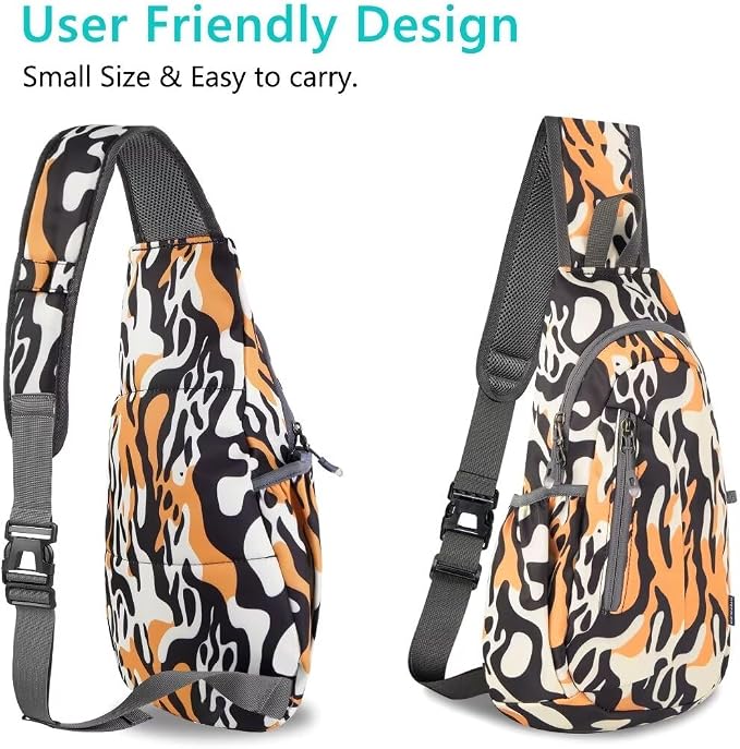 TITECOUGO Small Sling Bag, Lightweight Crossbody Backpack - Image 3