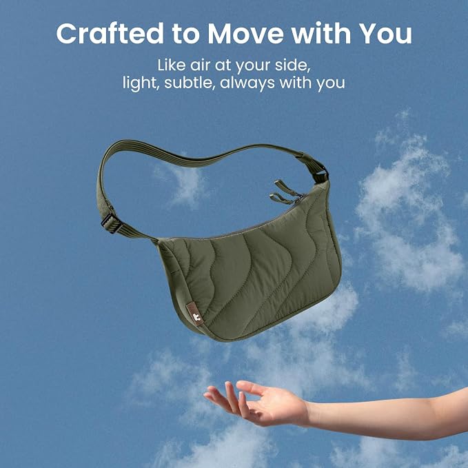 tomtoc 3.5L Puffer Sling Crossbody Bag - Image 6