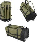 CONTAIL 86L Foldable Wheeled Duffel Backpack by CONTAIL