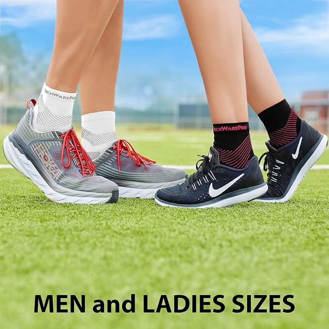 TechWare Pro Plantar Fasciitis Socks – Cushion Ankle Compression Socks Women & - Image 4
