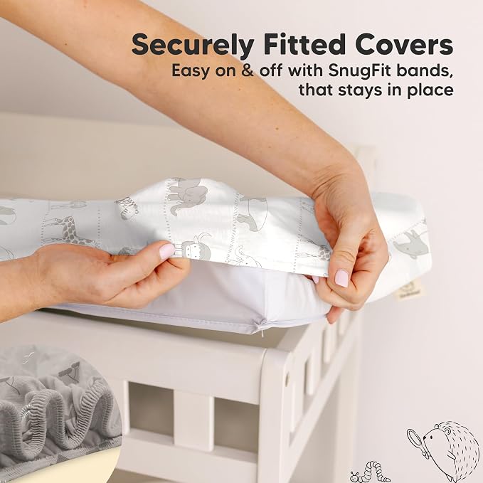 2-Pack Organic Changing Pad Covers - Image 5
