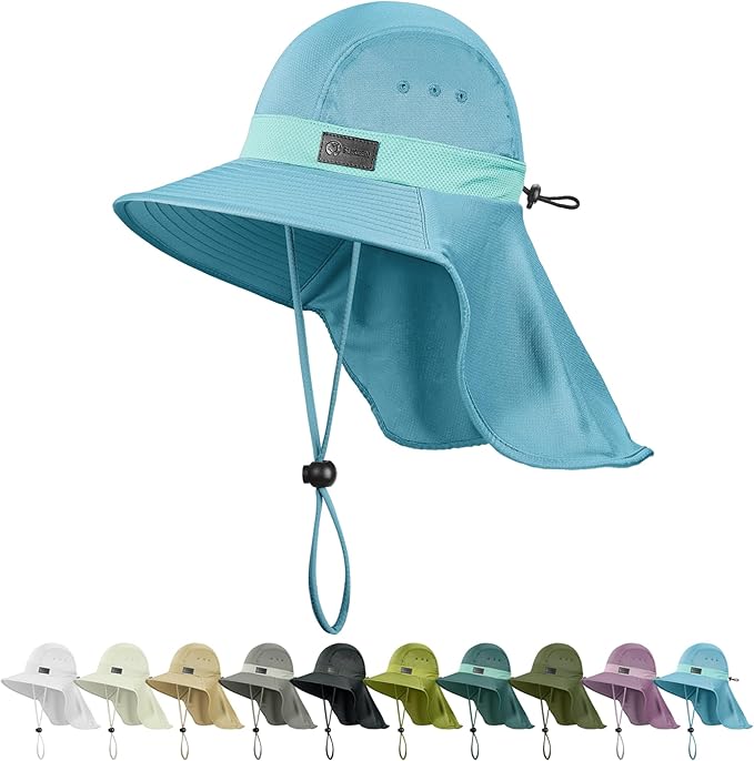 Sukeen Cooling Sun Hat for Men Women UPF50+ Wide Brim Fishing Hat by Sukeen