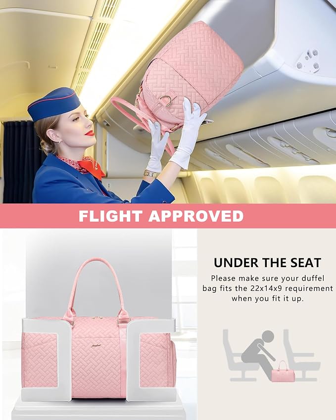 Women Duffle Weekender Travel Bag: Large Duffel Bags - Image 7