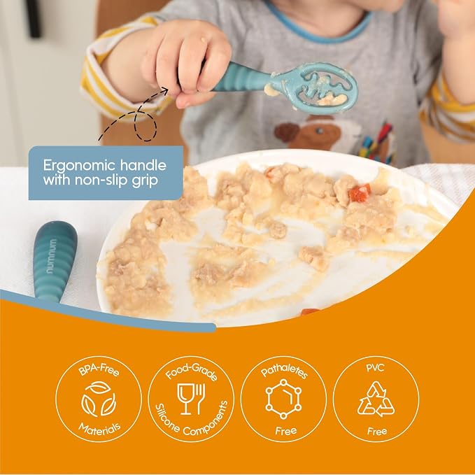 NumNum Baby Spoons Set, Baby Essentials Pre-Spoon GOOtensils - Image 5