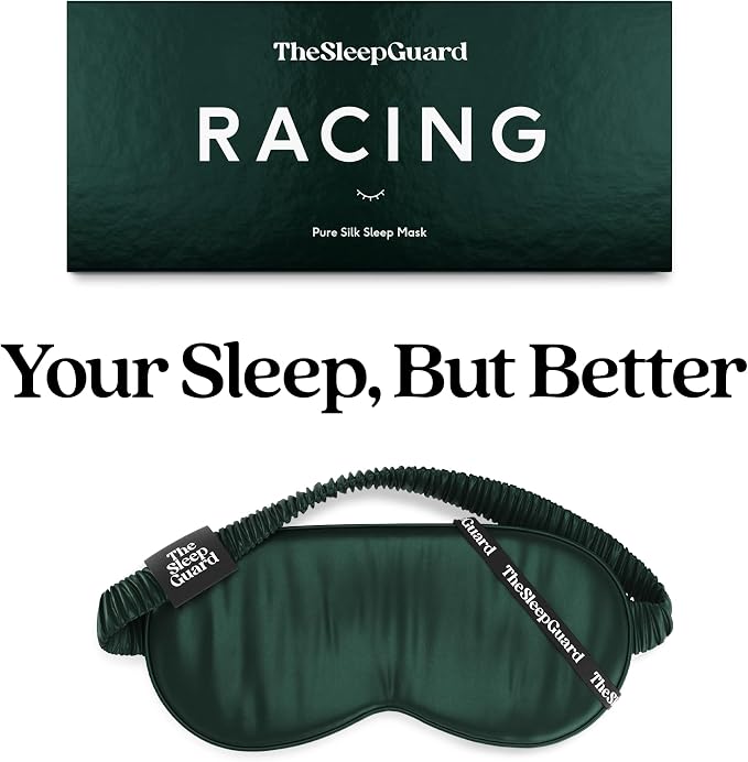 Pure Silk Sleep Mask Light Blocking Travel Essentials. Eye Masks - Image 6