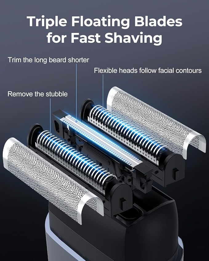 Men's Foil Shavers, Mini Electric foil Shaver - Image 3