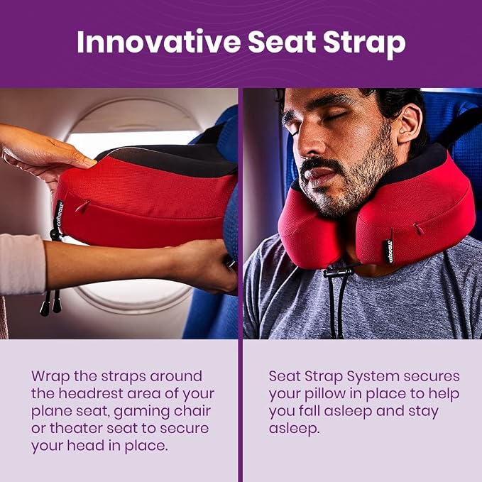 Cabeau Airplane Travel Pillow for Long Flights - Image 4