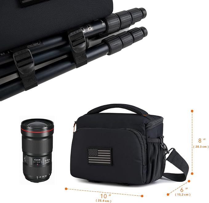 Camera Lens Bags & Cases, Camera Bag Protective Covers Photography Shoulder Bag - Image 3
