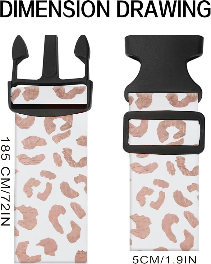 Luggage Straps for Suitcases, Adjustable Travel Belt, Durable Wide Luggage Strap - Image 2