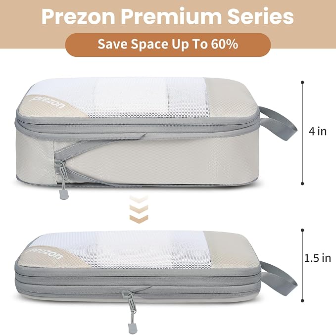 8 Set/6 Set/4 Set Compression Packing Cubes - Image 5