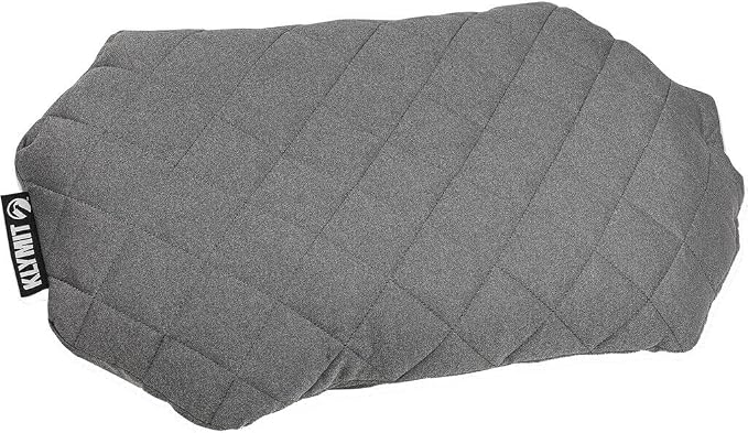 Klymit Luxe Travel Pillow, Lightweight Inflatable Hybrid Airplane, Backpacking by Klymit