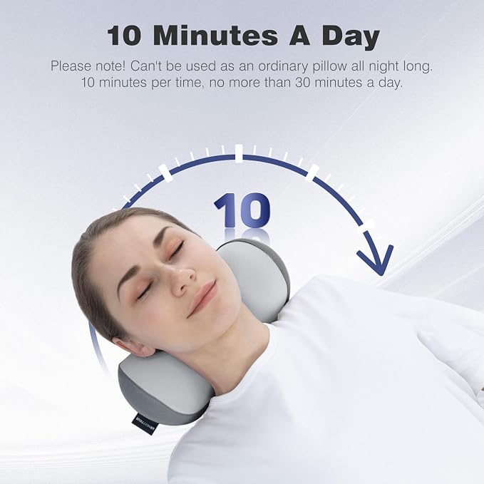 Neck Cervical Pillow Cervical Traction Device Lumbar Support Memory Foam Roll - Image 5