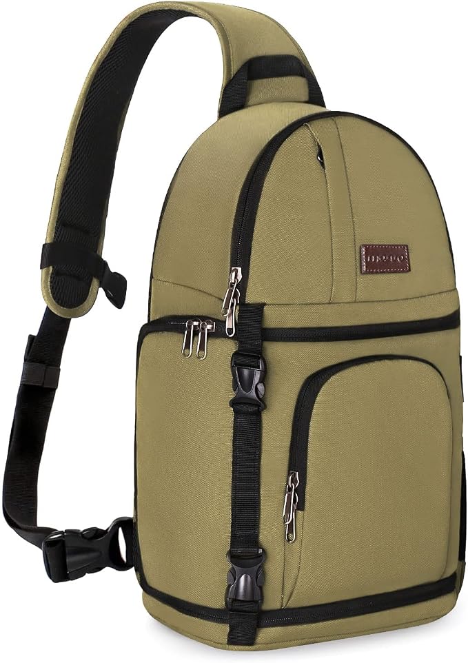MOSISO Camera Sling Bag, DSLR/SLR/Mirrorless Camera Backpack Case Shockproof by MOSISO