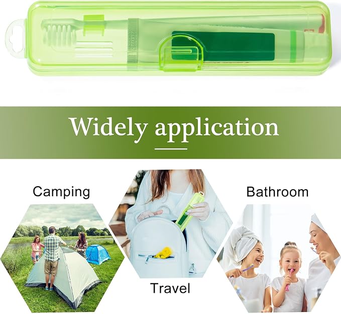 Toothbrush Case Holder 2 Pack, 7.87 x 1.85 x 1.18” - Image 4