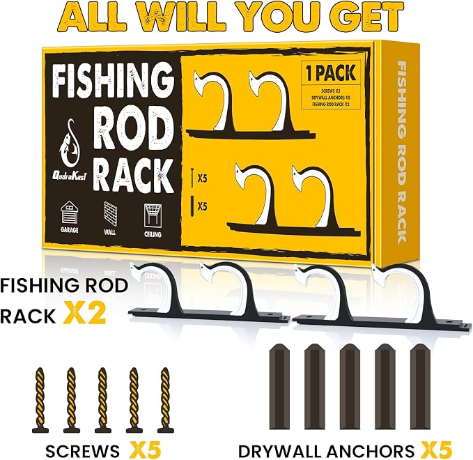 QudraKast Horizontal Fishing Rod Holder - Image 7