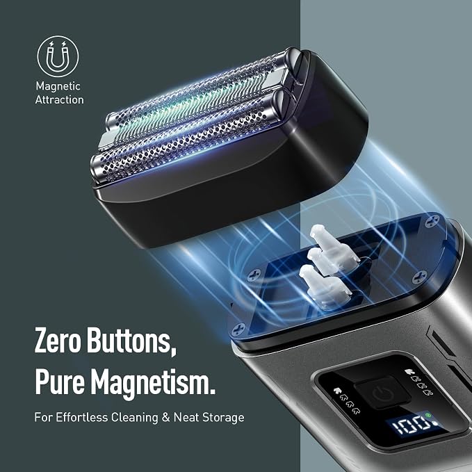 Professional Foil Shaver for Men: Cordless Electric Razor - Image 3