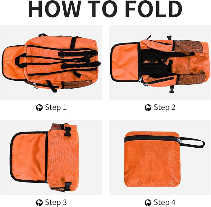Small Hiking Daypack, 15L Water-Resistant Hiking Backpack Packable Lightweight - Image 3