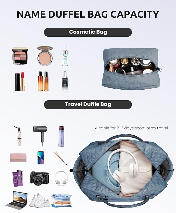 Personalized Gifts-Initial Overnight Bag - Image 4