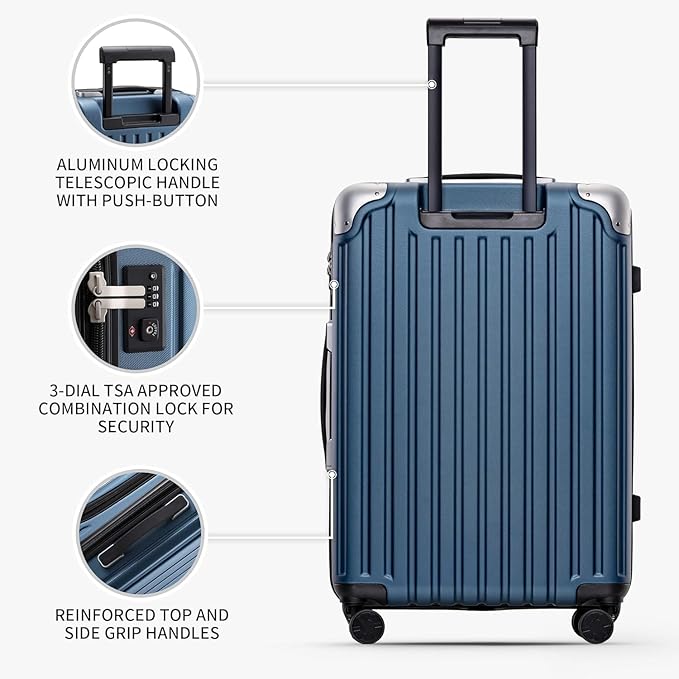 LEVEL8 Grace Luggage Sets Hardshell Suitcase - Image 4