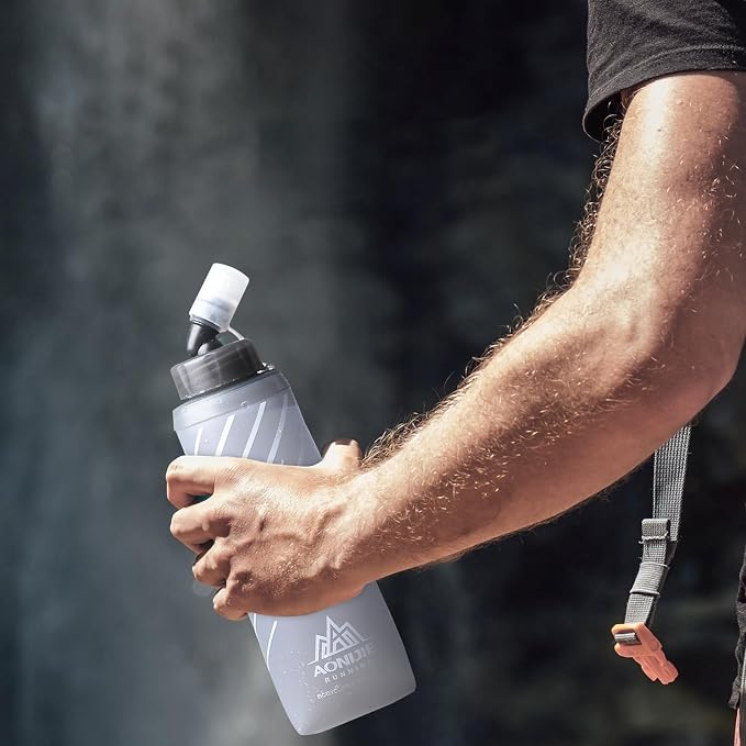TRIWONDER Water Bottles TPU Soft Flasks Collapsible Running Flasks - Image 6