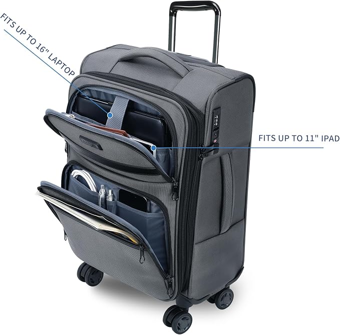 KROSER Softside Expandable Carry On Luggage - Image 6