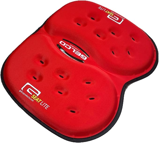 LITE Travel Gel Foam Cushion | Back Pain, Pressure Relief | Relieves Tailbone by GSeat