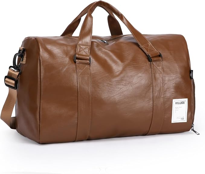 Leather Sports Gym Tote Bag by HillDog