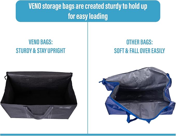 VENO 6 Pack Moving Bags, Heavy Duty, Moving Boxes Alternative, Packing Storage - Image 4