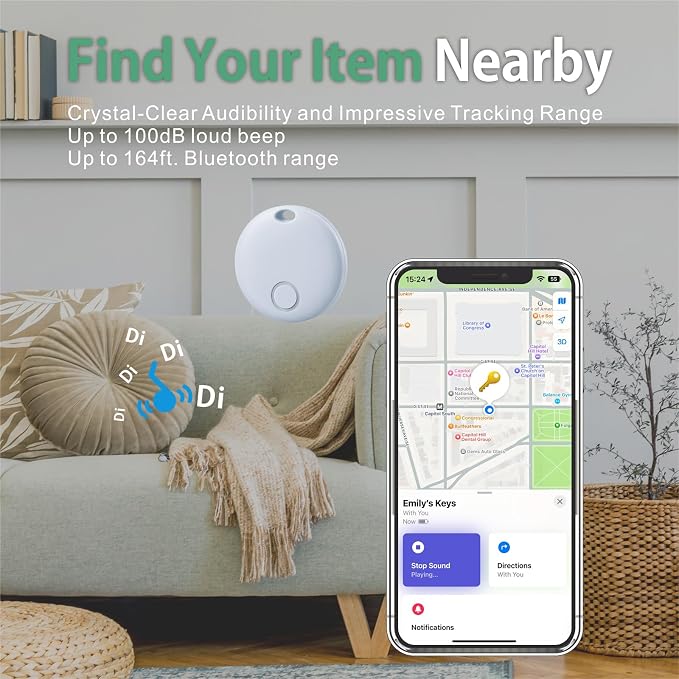 Reyke Smart Tag, Air Tracker Luggage Tracker, Works - Image 4