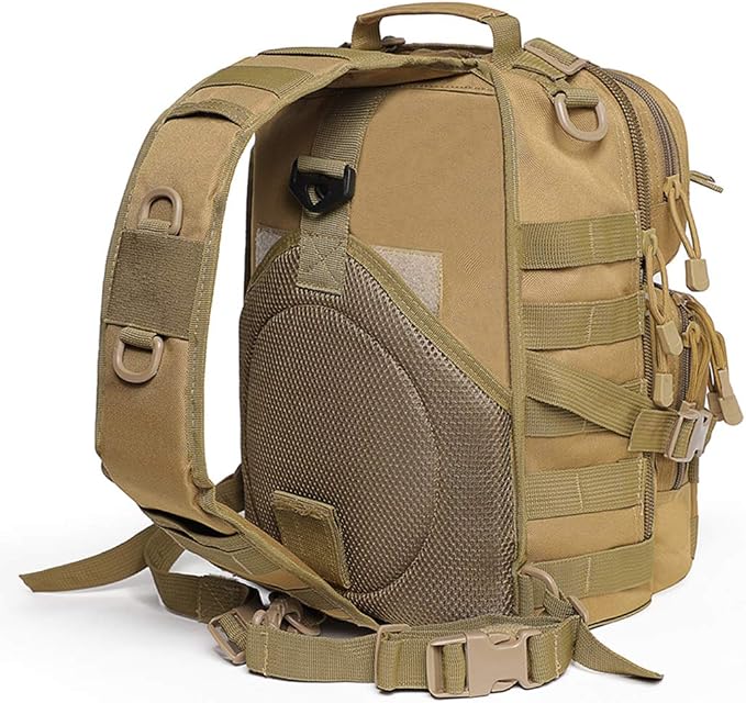 hopopower Tactical Sling Bag Pack Military Rover Shoulder Backpack EDC Assault - Image 4
