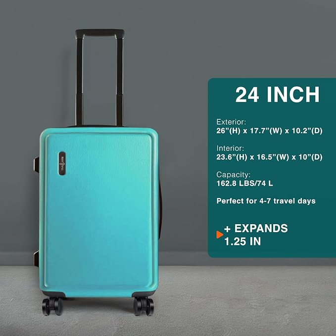 Luggage Sets 2 Piece, 24 Inch Suitcase and 28 Inch Luggage - Image 2