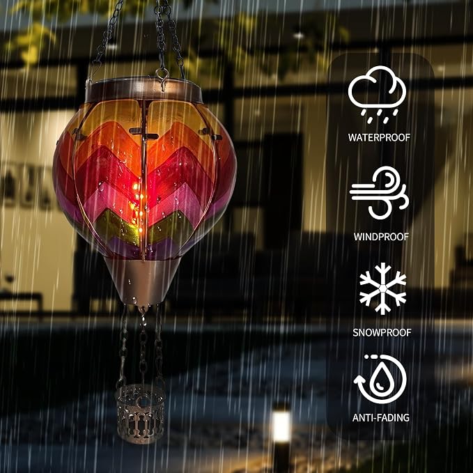 Hot Air Balloon Solar Lantern - Image 7