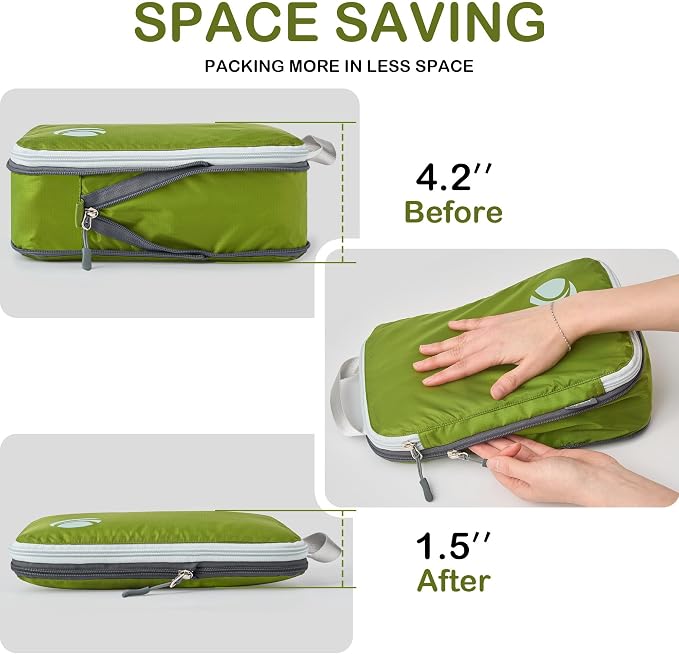 Cipway Compression Packing Cubes, Ultralight Luggage Organizer Bags, Travel - Image 3