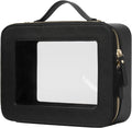 Popvibe Clear Makeup Bag Travel Cosmetic Case Transparent Toiletry Bag by POPVIBE