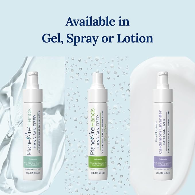 3-Mint Gel Hand Sanitizer | Soothing, Moisturizing, Hydrating | Travel Size | - Image 7