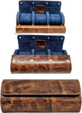 Genuine Napa Leather Watch Roll Travel Case by CaliberWatch