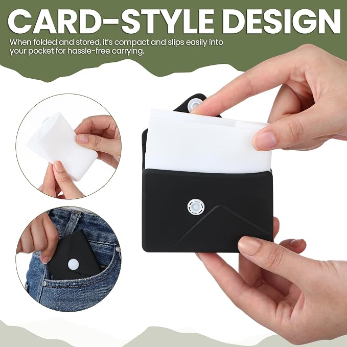 LemonRoad Silicone Folding Camping Cup Card Design Collapsible Silicone Travel - Image 3