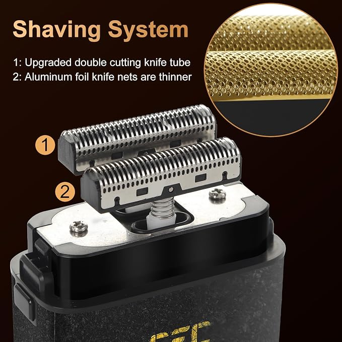 GEC 2-in-1 Electric Shaving Razor, Rechargeable Razor - Image 2