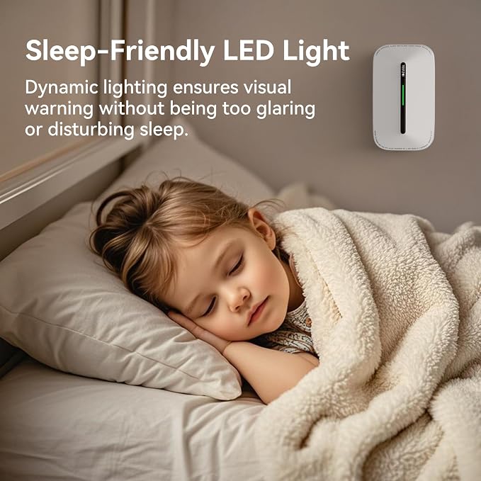 Jemay Plug in Carbon Monoxide Detector, Portable CO Detector - Image 3
