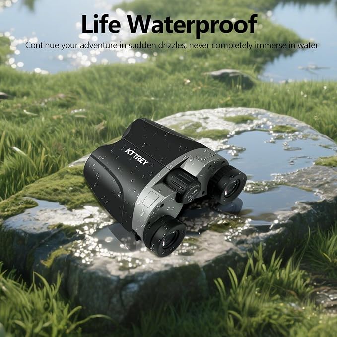 10x25 Compact Binoculars for Adults and Kids, Small High Powered Binoculars - Image 7