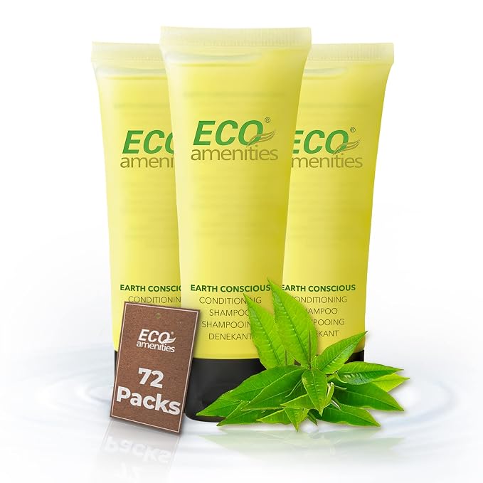 ECO amenities Shampoo Mini Flip-Cap Tubes by ECOamenities