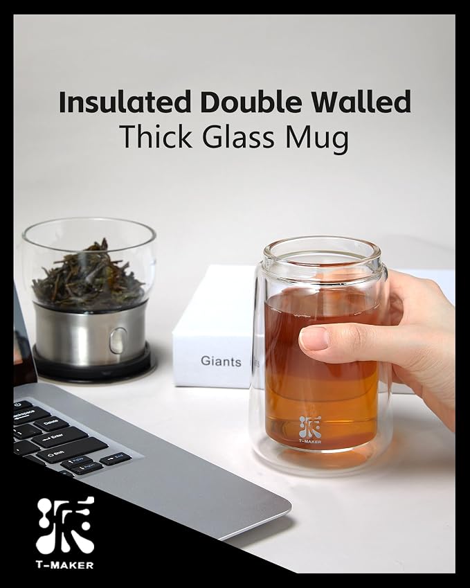 ZENS Modern Glass Tea Infuser Teapot, Smart One Touch Tea Maker - Image 4