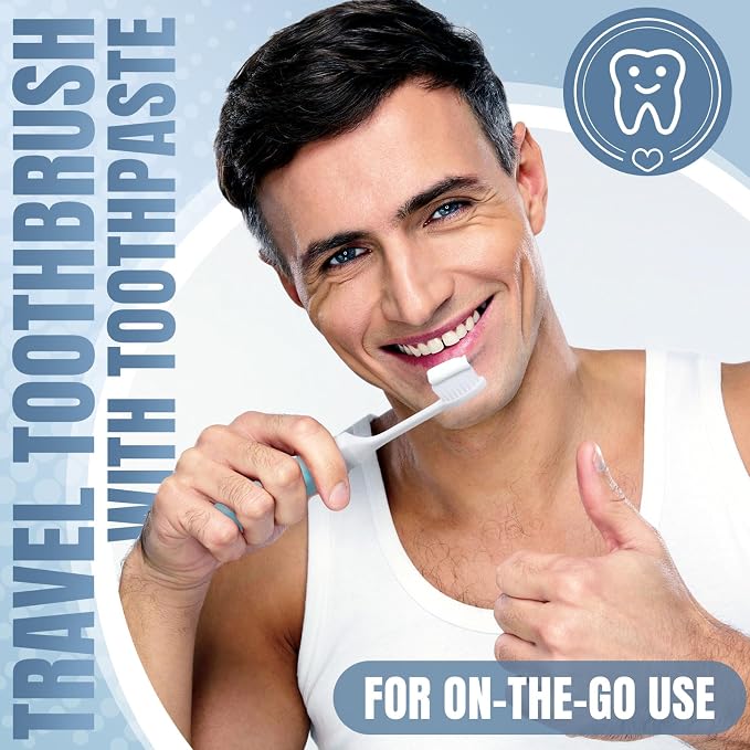 Patelai 4 Pieces Travel Toothbrush Set, Soft Bristle Mini Foldable Tooth Brush - Image 4