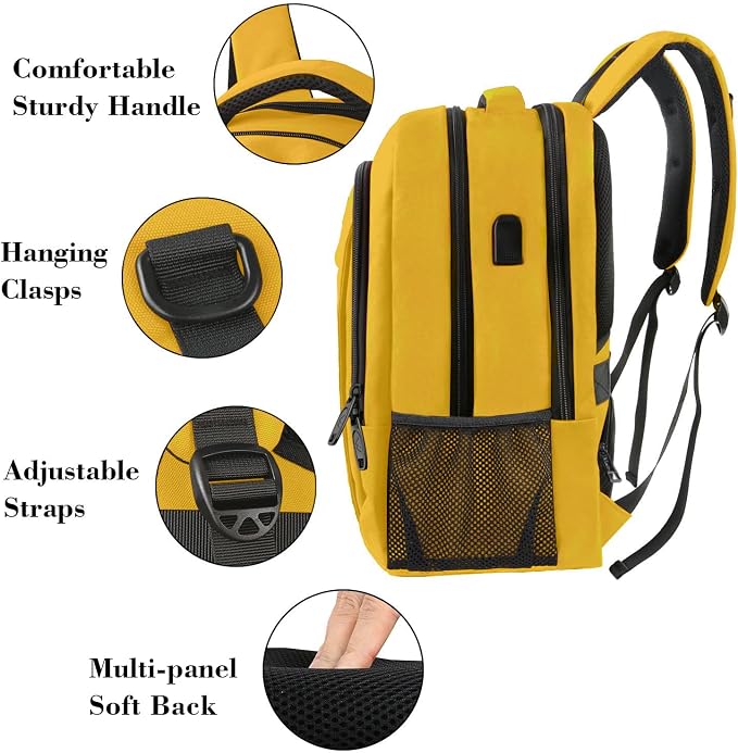 MATEIN Travel Laptop Backpack, Sturdy Anti Theft College School Backpack - Image 6