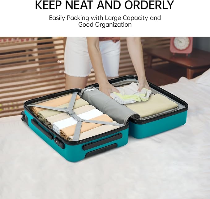 MILADA Carry On Luggage 22x14x9 Airline Approved - Image 9