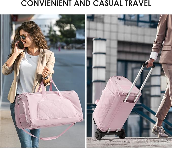 Rolling Garment Bag for Travel, Duffle Garment Bag - Image 7