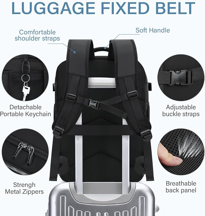 Travel Backpack, 30L Carry on Backpack - Image 5