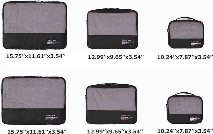 Packing Cubes Set Travel Luggage Organizers Suitcase Lightweight Accessories - Image 2