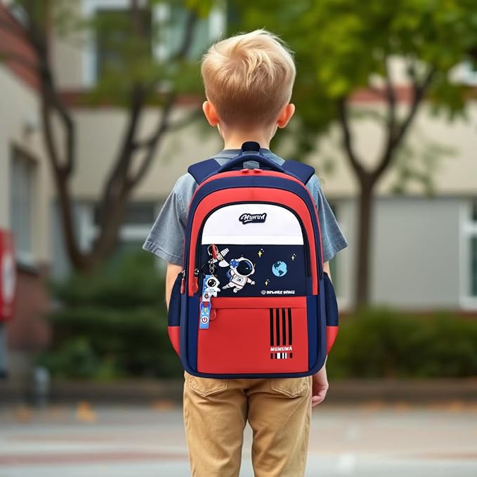Astronaut-space Backpack for Boys-Girls Elementary Middle School Backpack Book - Image 2