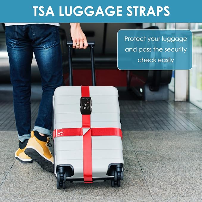 Travel Inspira Luggage Straps for Suitcases - Image 8